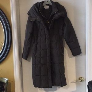 Cole haan army green puffer coat